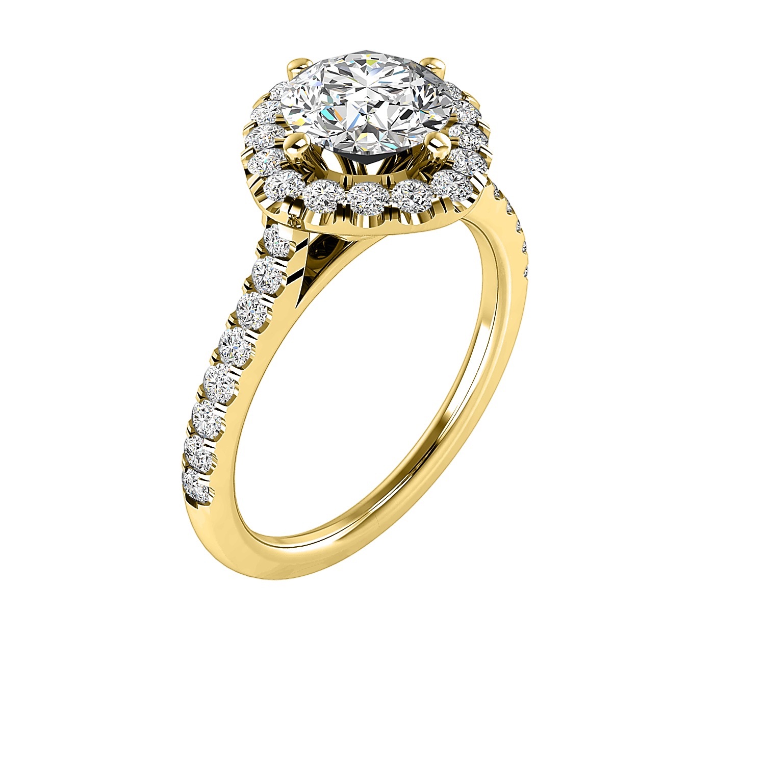 Maggie Halo Engagement Ring